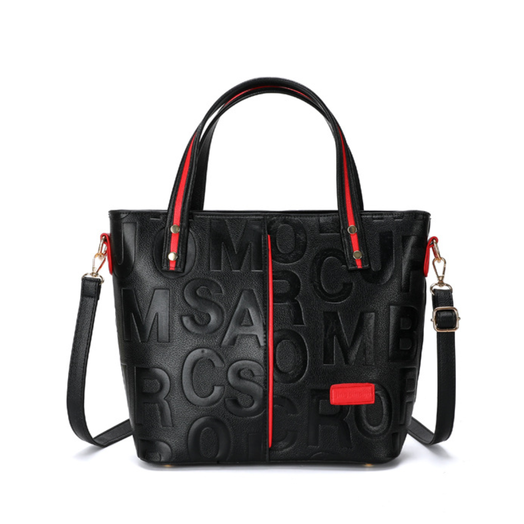 Letter Print  Large Capacity Casual Handbag