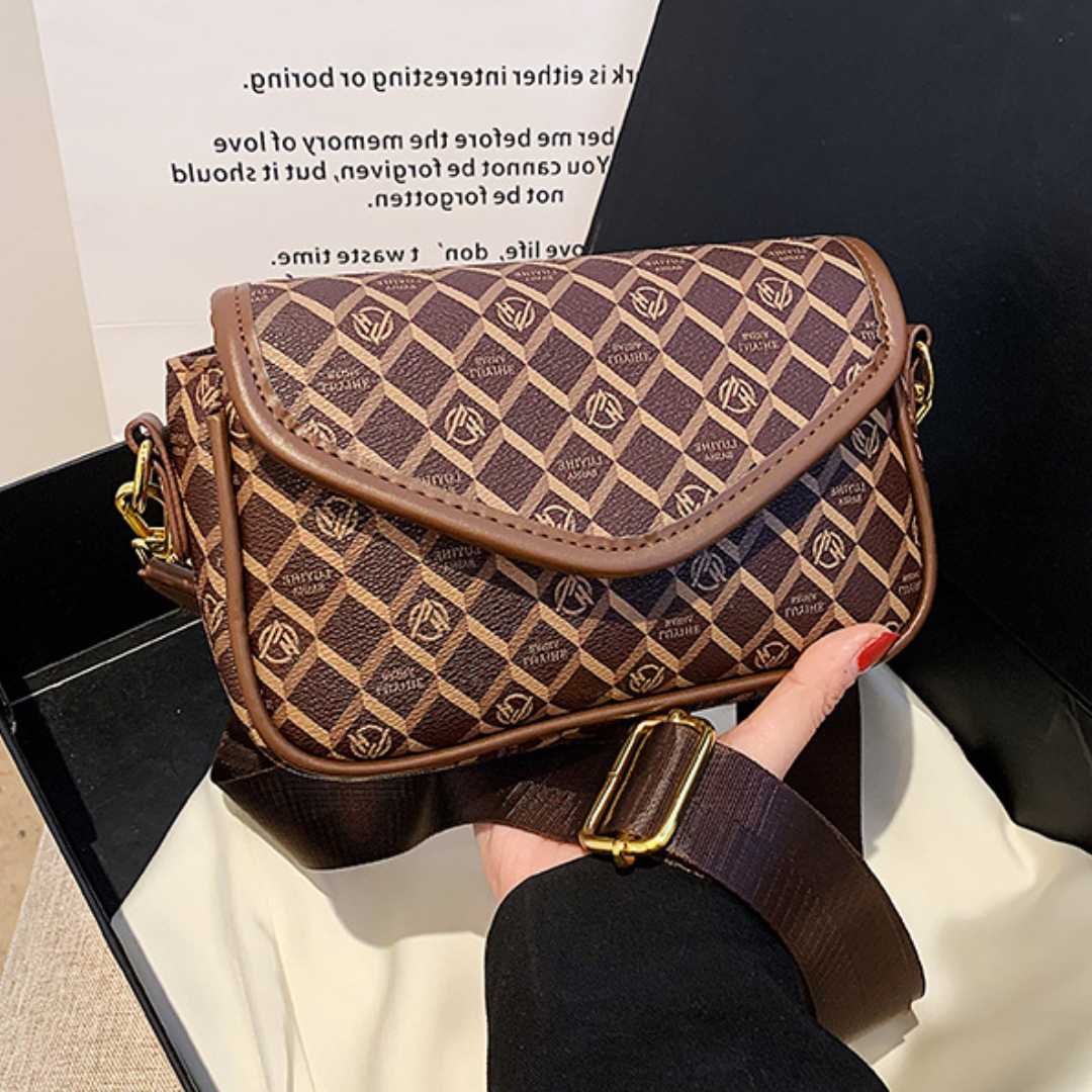 Printed  Small Square Ins Crossbody Bag