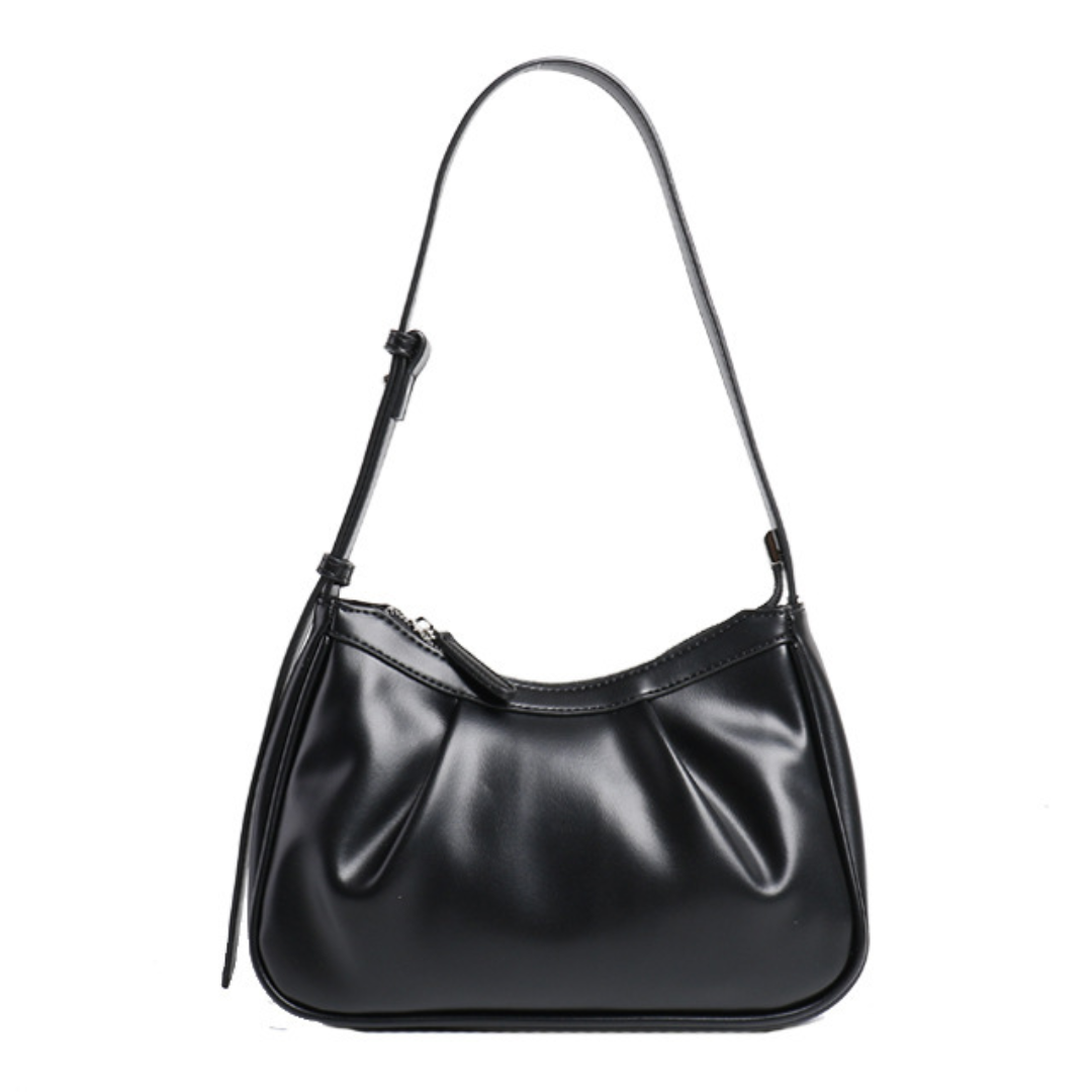 Pleated Cloud  Armpit Baguette Shoulder Bag