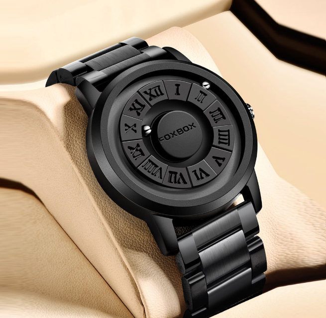 Futuristic Magnetic Ball Motion Watch for Men