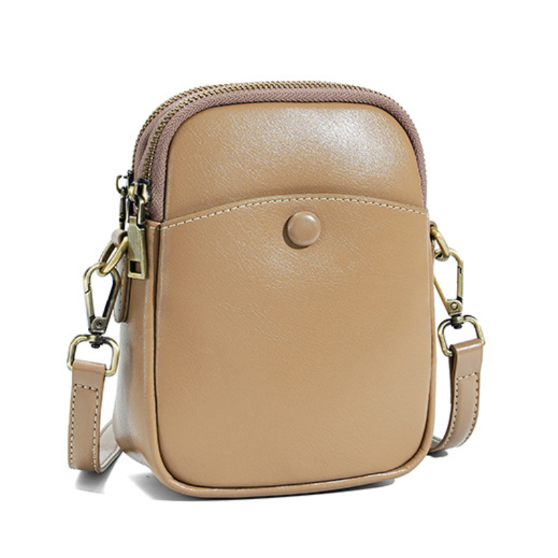 Customizable Mini Faux Leather Women's Crossbody Bag