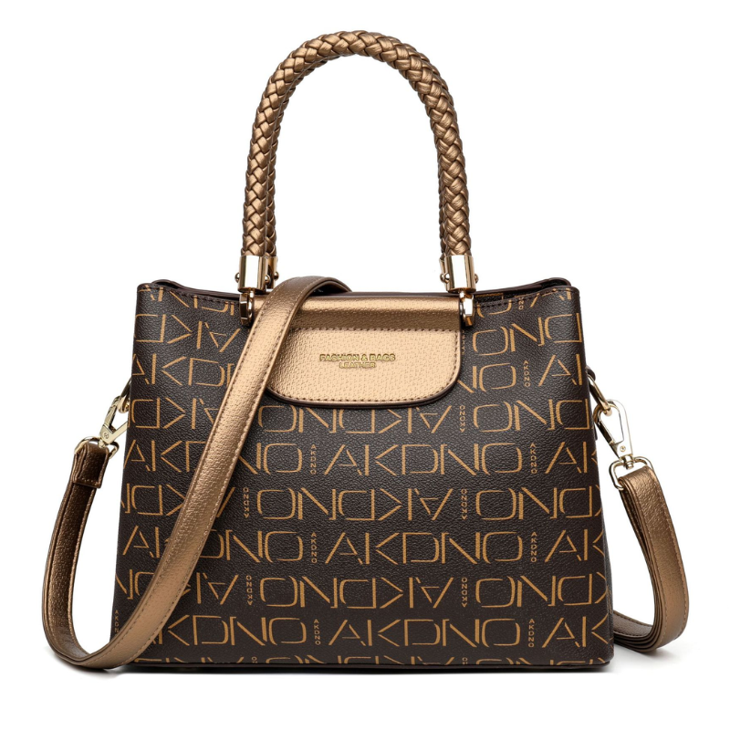Fashionable Large-Capacity PVC Commuter Tote Bag with Letter Print