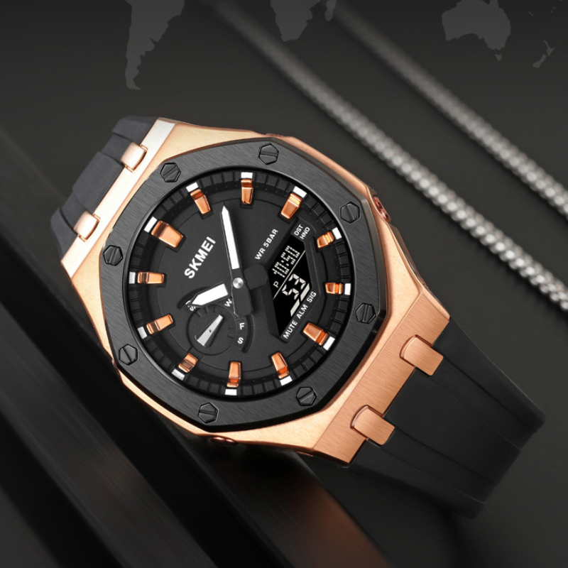 Men's Digital Sports Watch Waterproof Luminous Multi Function