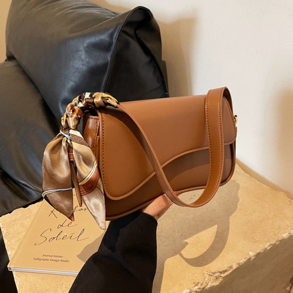 Textured Niche  Autumn Shoulder Crossbody Square Bag