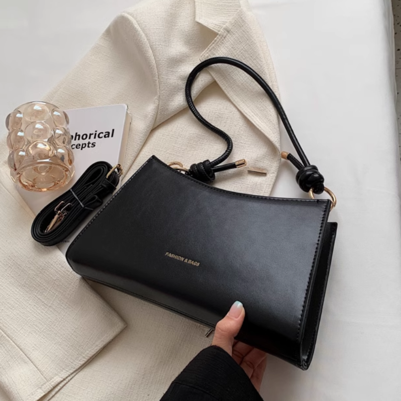 French Candy Color  Underarm Baguette Bag for Women