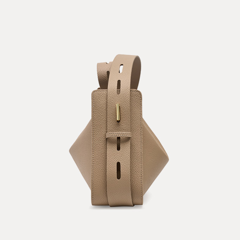 PU Leather Wide Strap Shoulder Bag