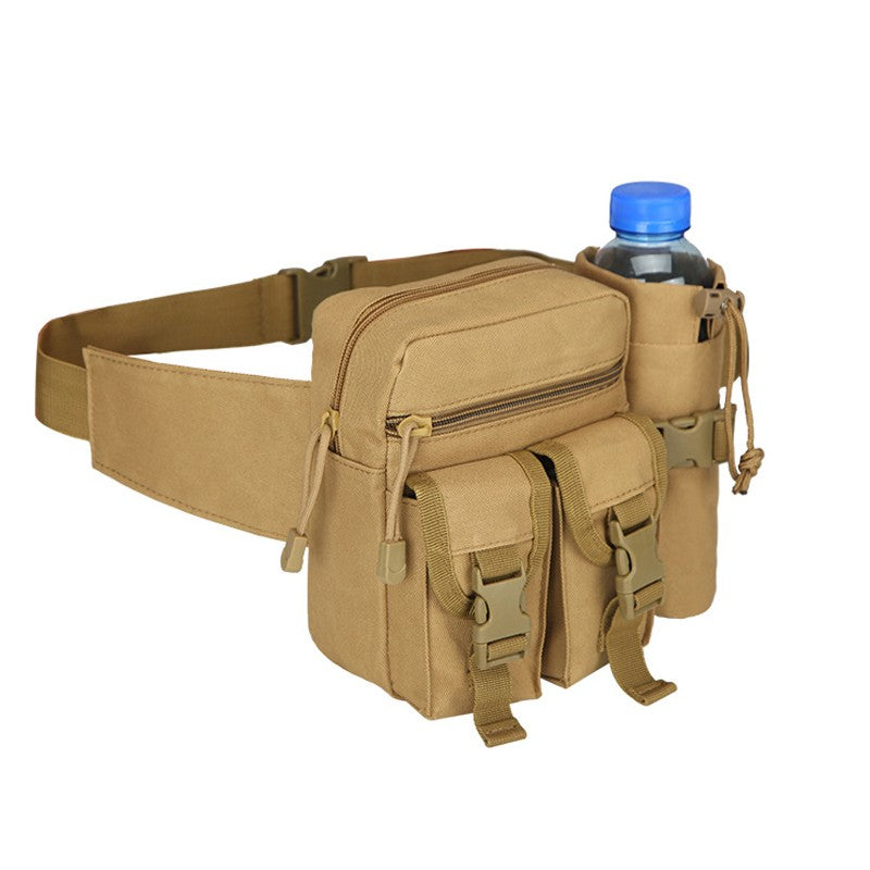 Men's Waterproof Sports Waist Bag with Bottle Holder