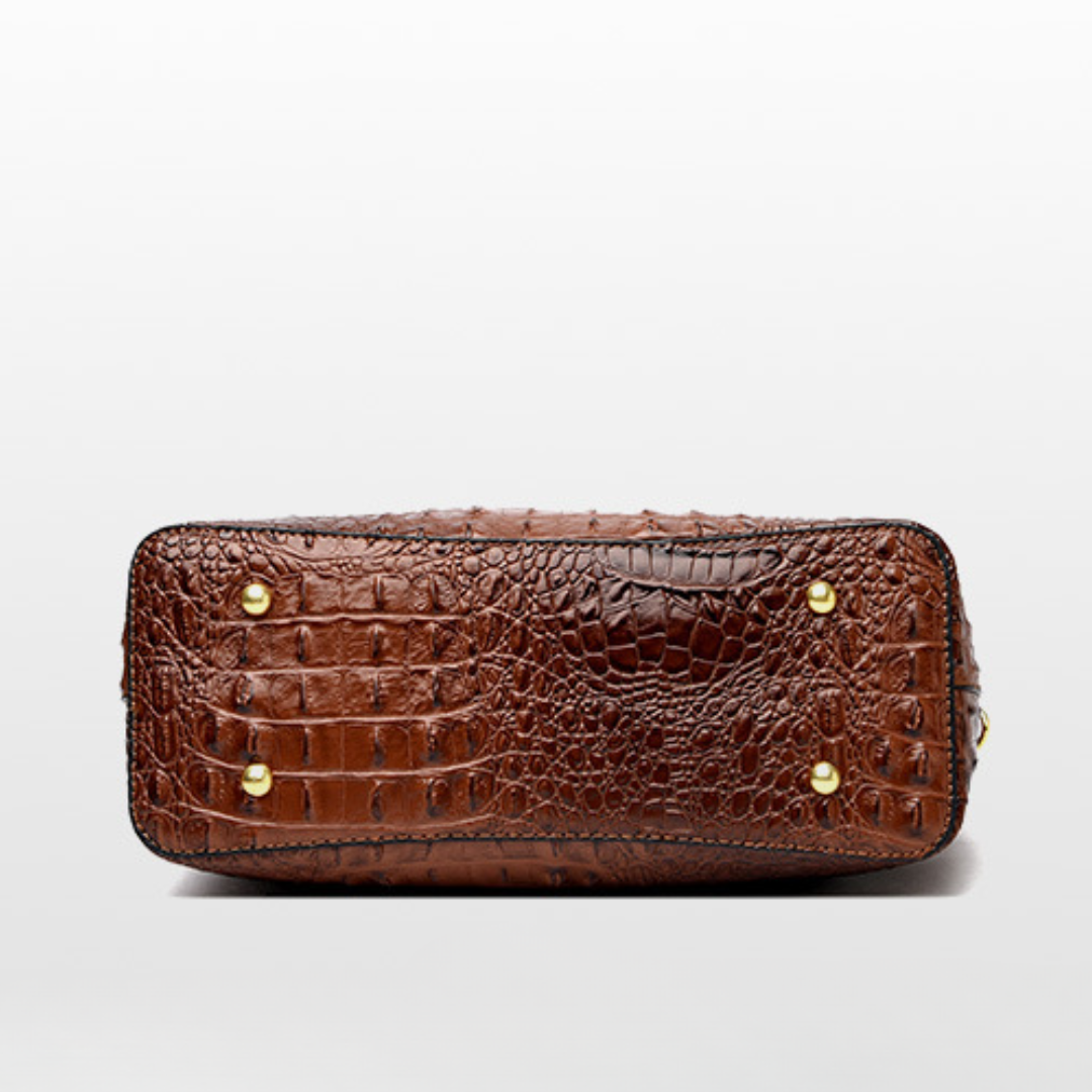 Fashionable Crocodile Pattern Large Capacity Women's  Tote Bag