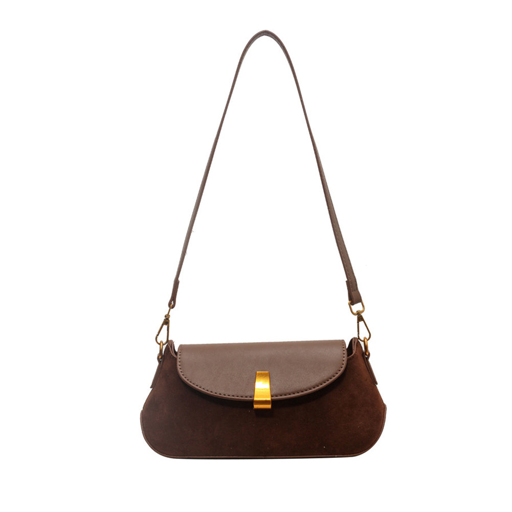 Retro Velvet  Frosted Small Square Crossbody Bag