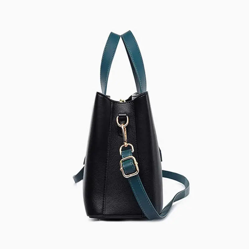 Simple Elegant PU Leather Shoulder Tote Bag